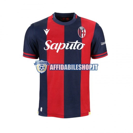 Maglia Bologna 2024-2025 Uomo Manica Corta, Gara Home