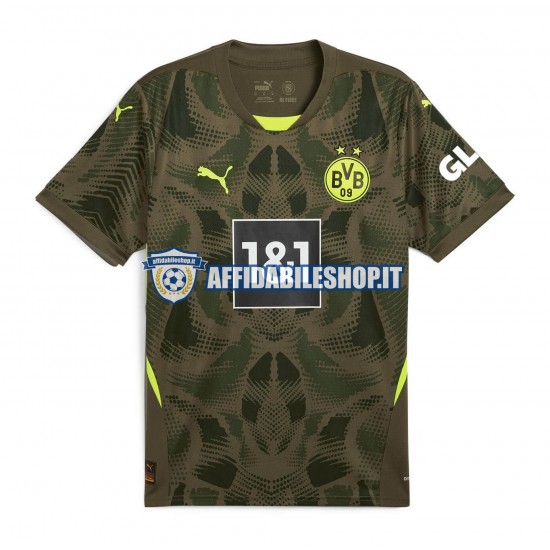 Maglia Borussia Dortmund Portiere 2024-2025 Uomo Manica Corta, Gara Home