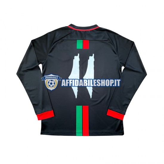 Maglia Club Deportivo Palestino Center Stripre 2024-2025 Uomo Manica Lunga, Gara Home