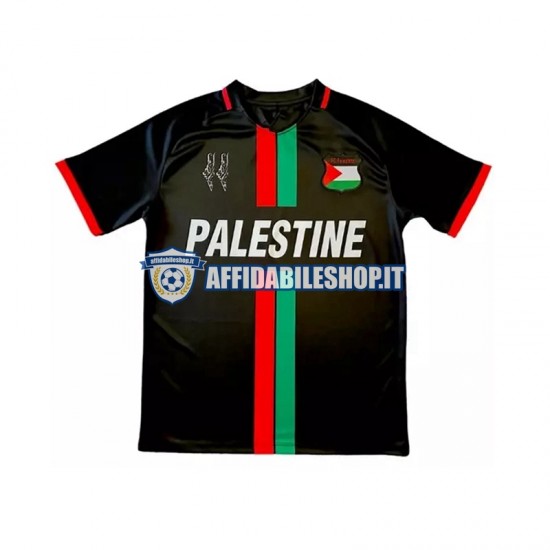 Maglia Club Deportivo Palestino Center Stripre 2024-2025 Uomo Manica Corta, Gara Home