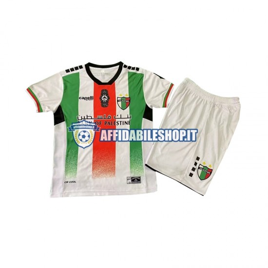 Maglia Club Deportivo Palestino 2024-2025 Bambino 3-13 anni Manica Corta, Gara Home