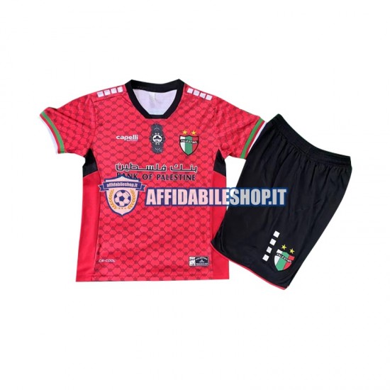 Maglia Club Deportivo Palestino Portiere 2024-2025 Bambino 3-13 anni Manica Corta, Gara Home