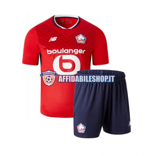 Maglia LOSC Lille 2024-2025 Bambino 3-13 anni Manica Corta, Gara Home