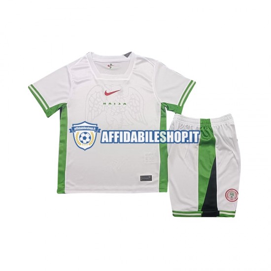 Maglia Nigeria 2024 Bambino 3-13 anni Manica Corta, Gara Home