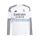 Maglia Real Madrid Bianco 2024-2025 Uomo Manica Lunga, Gara Home