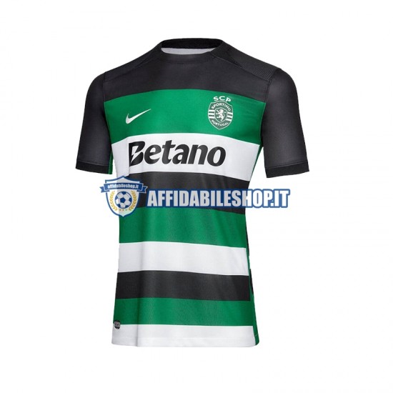 Maglia Sporting CP 2024-2025 Uomo Manica Corta, Gara Home