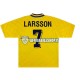 Maglia Svezia Henrik Larsson 7 Retro 1994 Uomo Manica Corta, Gara Home