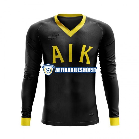 Maglia AIK 100 Anniversary 2024 Uomo Manica Lunga, Gara Home