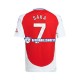 Maglia Arsenal Rosso Bukayo Saka 7 2024-2025 Uomo Manica Corta, Gara Home