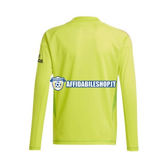 Maglia Arsenal Portiere Giallo 2024-2025 Uomo Manica Lunga, Gara Home