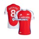 Maglia Arsenal Rosso Martin Odegaard 8 2024-2025 Uomo Manica Corta, Gara Home