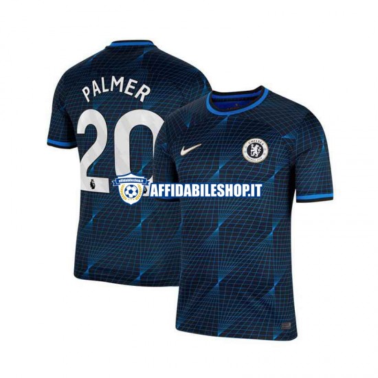 Maglia Chelsea Blu Cole Palmer 20 2023-2024 Uomo Manica Corta, Gara Away