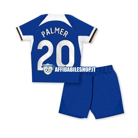 Maglia Chelsea Blu Cole Palmer 20 2023-2024 Bambino 3-13 anni Manica Corta, Gara Home