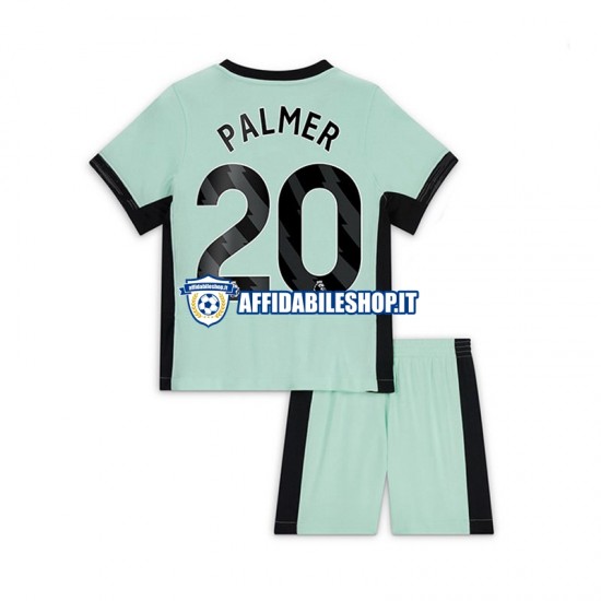 Maglia Chelsea Cole Palmer 20 2023-2024 Bambino 3-13 anni Manica Corta, Gara Terza