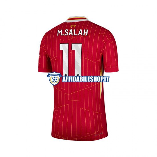 Maglia Liverpool Rosso Mohamed Salah 11 2024-2025 Uomo Manica Corta, Gara Home