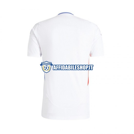 Maglia Olympique Lyonnais Bianco 2024-2025 Uomo Manica Corta, Gara Home