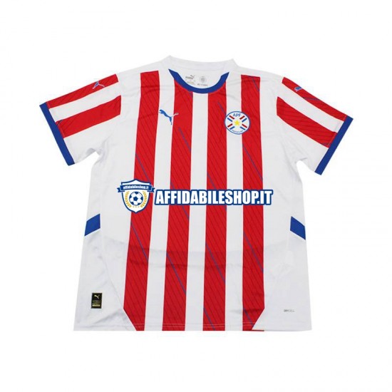 Maglia Paraguay 2024 Uomo Manica Corta, Gara Home