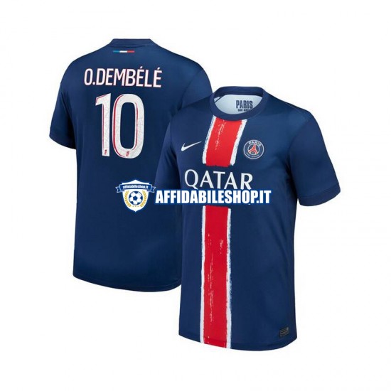 Maglia Paris Saint-Germain Ousmane Dembele 10 2024-2025 Uomo Manica Corta, Gara Home