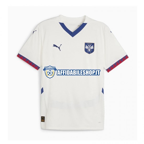 Maglia Serbia 2024-2025 Uomo Manica Corta, Gara Away