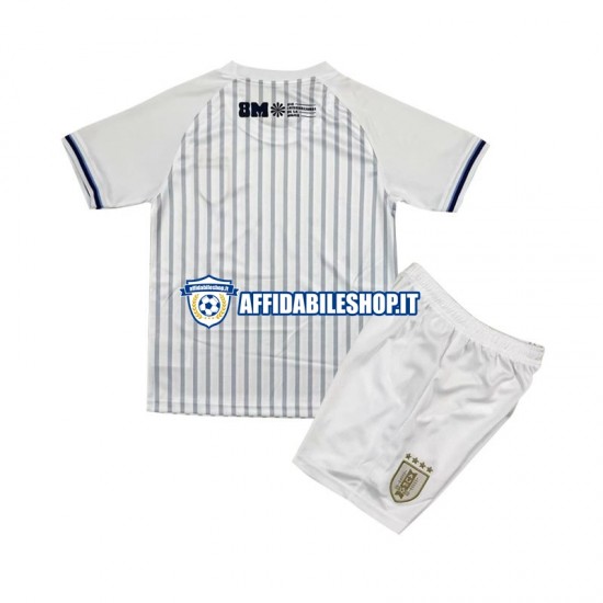 Maglia Uruguay 2024 Bambino 3-13 anni Manica Corta, Gara Away