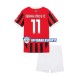 Maglia AC Milan ibrahimovic 11 2024-2025 Bambino 3-13 anni Manica Corta, Gara Home