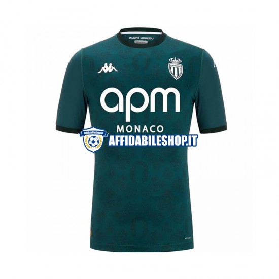 Maglia AS Monaco 2024-2025 Uomo Manica Corta, Gara Away