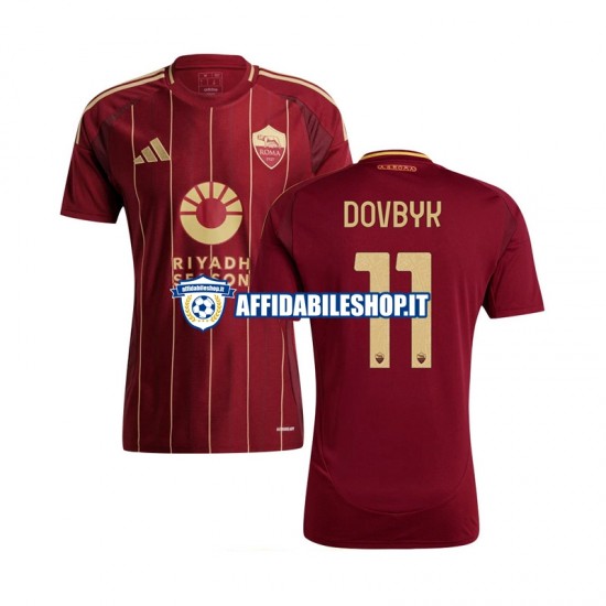 Maglia AS Roma Artem Dovbyk 11 2024-2025 Uomo Manica Corta, Gara Home