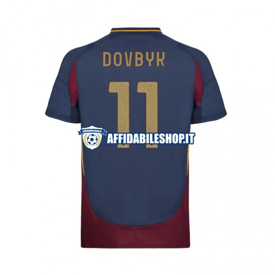 Maglia AS Roma Artem Dovbyk 11 2024-2025 Uomo Manica Corta, Gara Terza