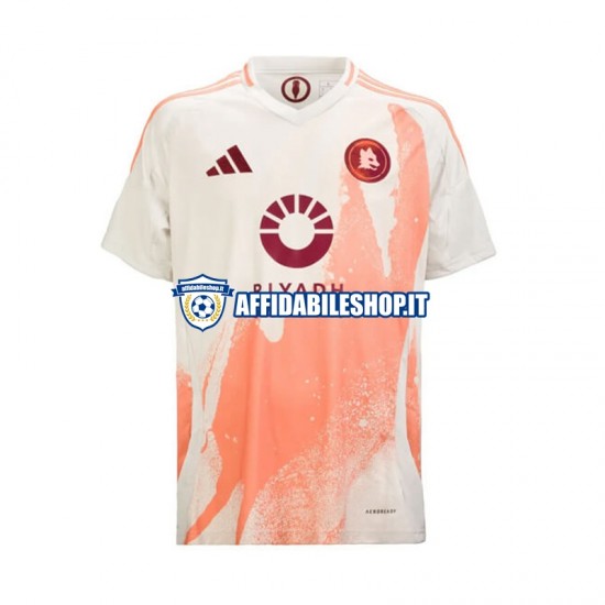 Maglia AS Roma 2024-2025 Uomo Manica Corta, Gara Away