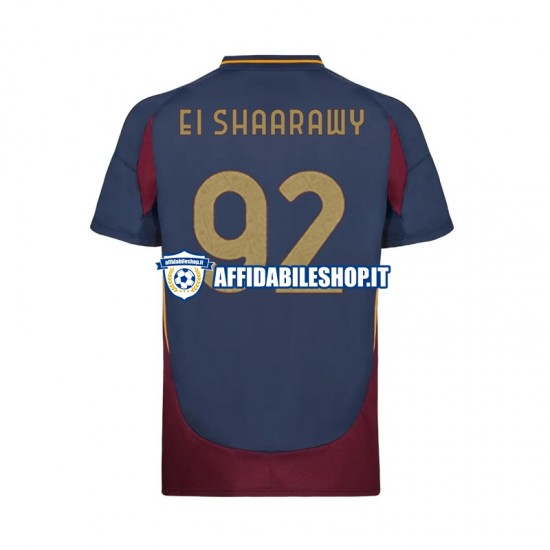 Maglia AS Roma Stephan El Shaarawy 92 2024-2025 Uomo Manica Corta, Gara Terza