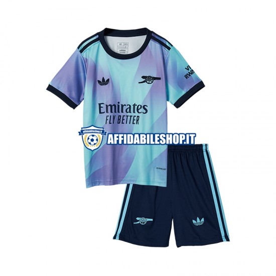 Maglia Arsenal 2024-2025 Bambino 3-13 anni Manica Corta, Gara Terza