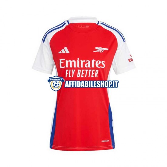 Maglia Arsenal 2024-2025 Donna Manica Corta, Gara Home