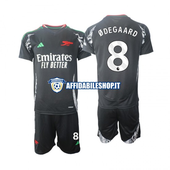 Maglia Arsenal Odegaard 8 2024-2025 Bambino 3-13 anni Manica Corta, Gara Away