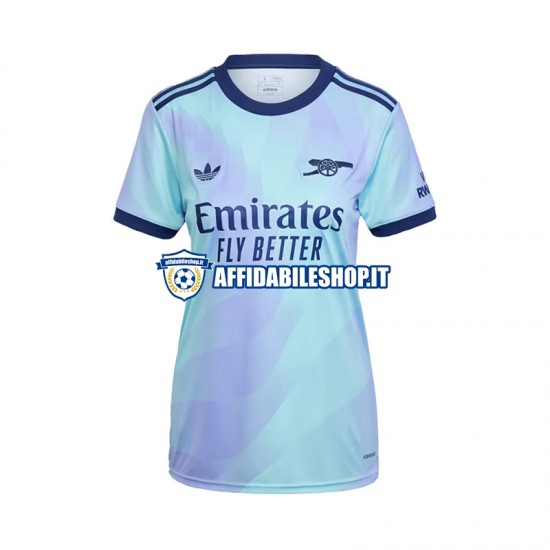 Maglia Arsenal 2024-2025 Donna Manica Corta, Gara Terza