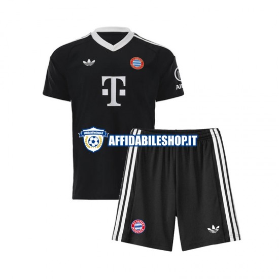 Maglia FC Bayern München Portiere 2024-2025 Bambino 3-13 anni Manica Corta, Gara Terza