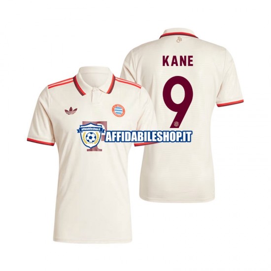 Maglia FC Bayern München Kane 9 2024-2025 Uomo Manica Corta, Gara Terza