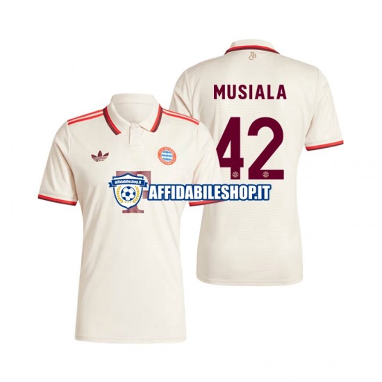 Maglia FC Bayern München Musiala 42 2024-2025 Uomo Manica Corta, Gara Terza