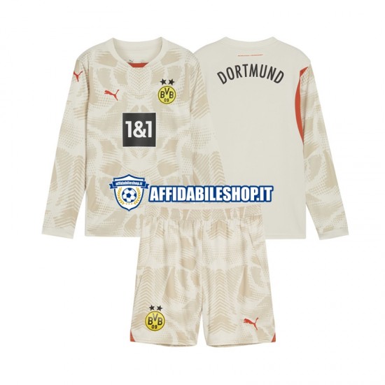 Maglia Borussia Dortmund Portiere 2024-2025 Bambino 3-13 anni Manica Lunga, Gara Home