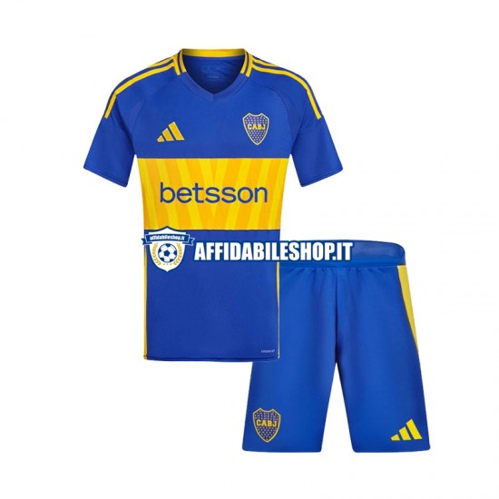 Maglia CA Boca Juniors 2024-2025 Bambino 3-13 anni Manica Corta, Gara Home