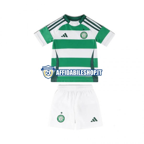 Maglia Celtic 2024-2025 Bambino 3-13 anni Manica Corta, Gara Home