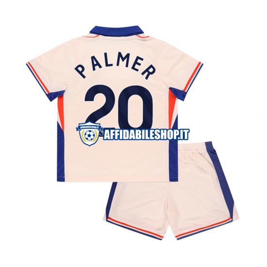 Maglia Chelsea Cole Palmer 20 2024-2025 Bambino 3-13 anni Manica Corta, Gara Away