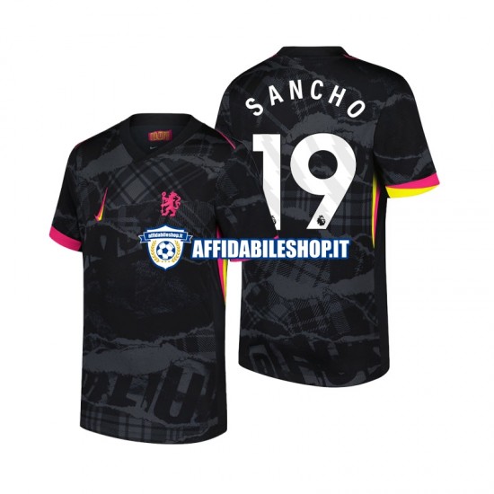 Maglia Chelsea Jadon Sancho 19 2024-2025 Uomo Manica Corta, Gara Terza