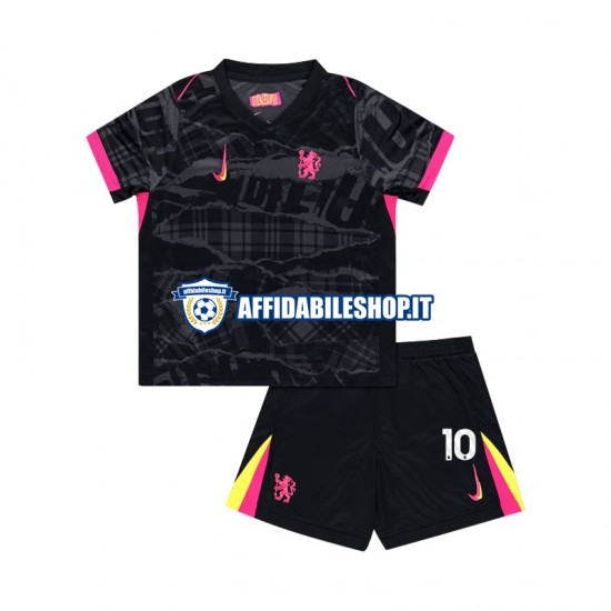 Maglia Chelsea Mychajlo Mudryk 10 2024-2025 Bambino 3-13 anni Manica Corta, Gara Terza