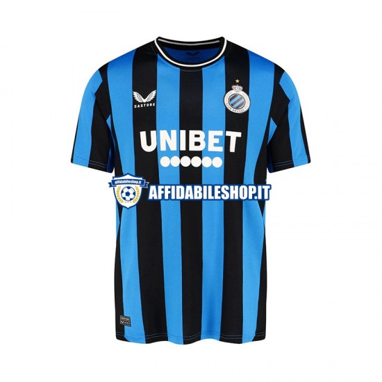 Maglia Club Brugge 2024-2025 Uomo Manica Corta, Gara Home