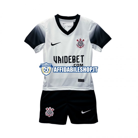 Maglia Corinthians 2024-2025 Bambino 3-13 anni Manica Corta, Gara Home