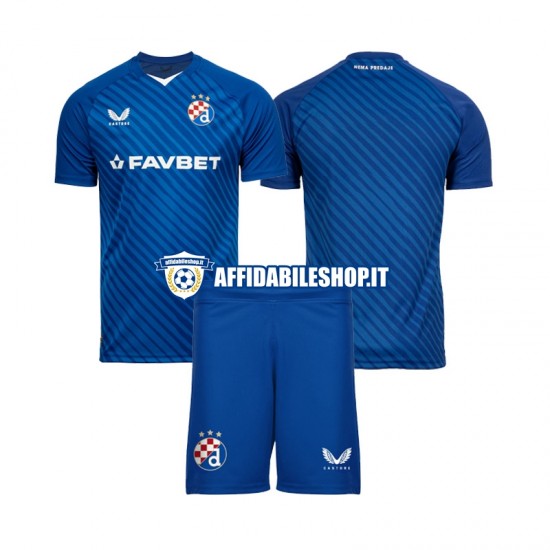 Maglia Dinamo Zagreb 2024-2025 Bambino 3-13 anni Manica Corta, Gara Home