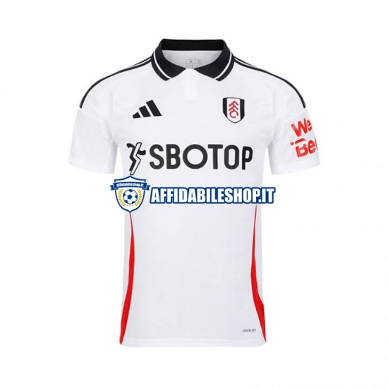 Maglia Fulham 2024-2025 Uomo Manica Corta, Gara Home