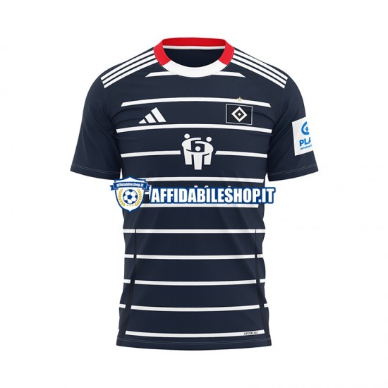 Maglia Hamburger SV 2024-2025 Uomo Manica Corta, Gara Away