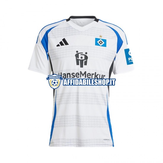 Maglia Hamburger SV 2024-2025 Uomo Manica Corta, Gara Home