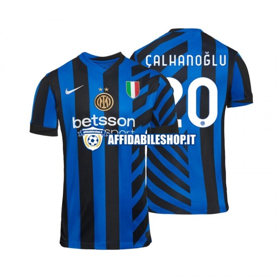 Maglia Inter Milan Hakan Calhanoglu 20 2024-2025 Uomo Manica Corta, Gara Home